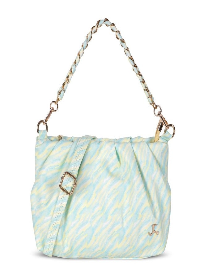 Mochi Women's Yellow Casual Sling Bag (66-495) - Image 1